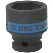 Головка торцевая ударная шестигранная 1/2", 28 мм KING TONY 453528M