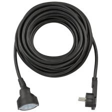 Удлинитель 10 м с плоской вилкой Brennenstuhl Quality Extension Cable, черный 1168980010