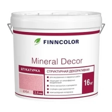 Штукатурка структурная шуба 2,5 мм KTA Mineral Decor TIKKURILA 25 кг белый