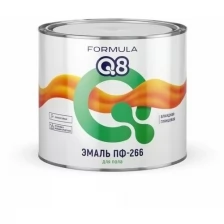 Эмаль ПФ-266 для пола алкидная Formula Q8, глянцевая, 1,9 кг, красно-коричневая