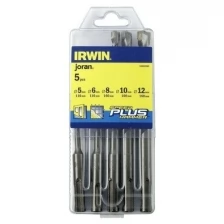 Набор буров IRWIN 10502089, Speedhammer sds-plus 5 шт. (5*110, 6*110, 8*160, 10*160, 12*160)