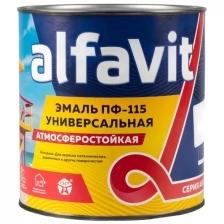 Эмаль "ALFAVIT" ПФ-115 синяя 20 КГ (1) серия альфа