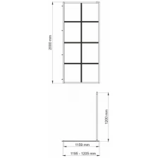 Душевая перегородка WasserKRAFT 66W40