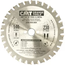 Пильный диск по металлу CMT 160X20X2.0/1.6 0° FWF Z=30, 226.030.06H