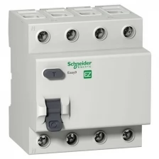 Schneider Electric Выключатель дифференциальный (УЗО) 4Р 40А 30мА AC Easy9 Schneider Electric