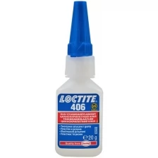 Супер клей Loctite 406 цианакрилатный для эластомеров 20 г