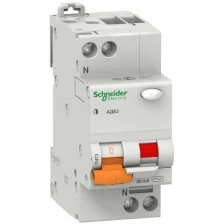 Дифавтомат Schneider Electric Домовой 2P 25А (C) 4.5кА 300мА (AC), 11471