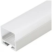 Профиль с экраном SL-LINE-2011M-2500 ANOD+OPAL SQUARE (Arlight, Алюминий)