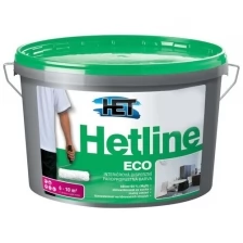 Краска акриловая HET Hetline ECO матовая белый 1 л