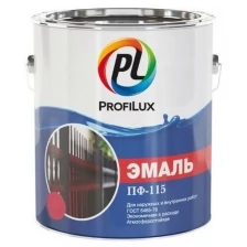 Эмаль ПФ-115 алкидная, универсальная ProfiLux по ГОСТ 6465-76 (1,9кг) зеленый