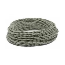 Провод витой Interior Wire 2Х1.5 (серый) арт.00313979-50м