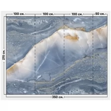 Фотообои / флизелиновые обои Мраморный узор 3,5 x 2,7 м