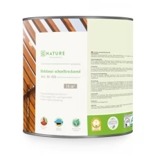 GNature 430, Holzlasur schnelltrocknend Быстросохнущая лазурь для дерева на основе масла и смол, с УФ фильтром и антисептиком, прозрачная 0,75 л