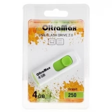 USB Flash Drive 4Gb - OltraMax 250 OM-4GB-250-Green