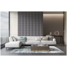 Мягкие панели Eco Leather Grey 15 x 30 (12 шт)