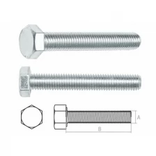 Болт М12х90 мм шестигр., цинк, кл.пр. 8.8, DIN 933 (5 кг) STARFIX (SM-76657-5)