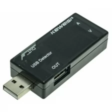 USB-тестер KWS-10VA на два выхода (3-9 В/0-3 А)