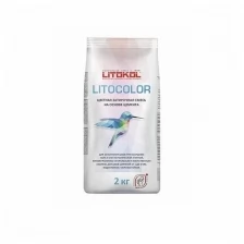 Цементная затирка LITOKOL LITOCOLOR L.12 темно-серый 2 кг