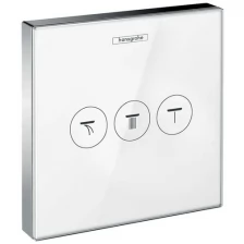 Переключатель потоков Hansgrohe ShowerSelect 15736400 Хром Белый