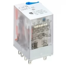 Реле интерфейсное ORM-1 4C 24В DC с LED и тестовой кнопкой ORM-1-4C-DC24V-L-B ONI