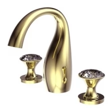 Смеситель для раковины Bravat Swan F24287G золото, арт. F24287G-ENG