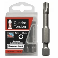 Бита 1/4" 27-50мм Torx (10 шт./кор.) "Quadro Torsion" (20/120) 432750