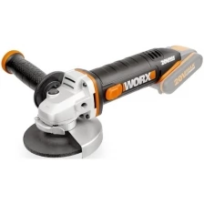 Угловая шлифмашина аккумуляторная WORX WX800.9,20В, 115 мм, без АКБ и ЗУ